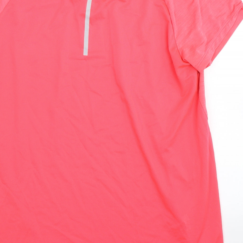 Kalenji Womens Orange   Basic T-Shirt Size 16