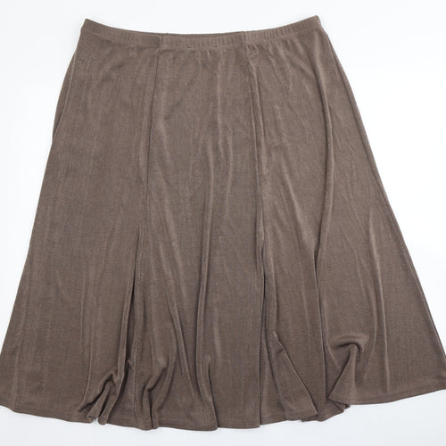 Juipa Womens Brown   Flare Skirt Size 24