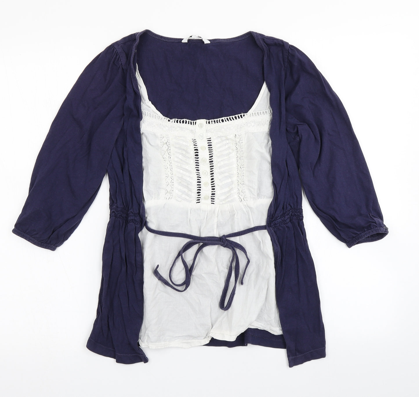 New Look Womens Blue   Basic T-Shirt Size 8