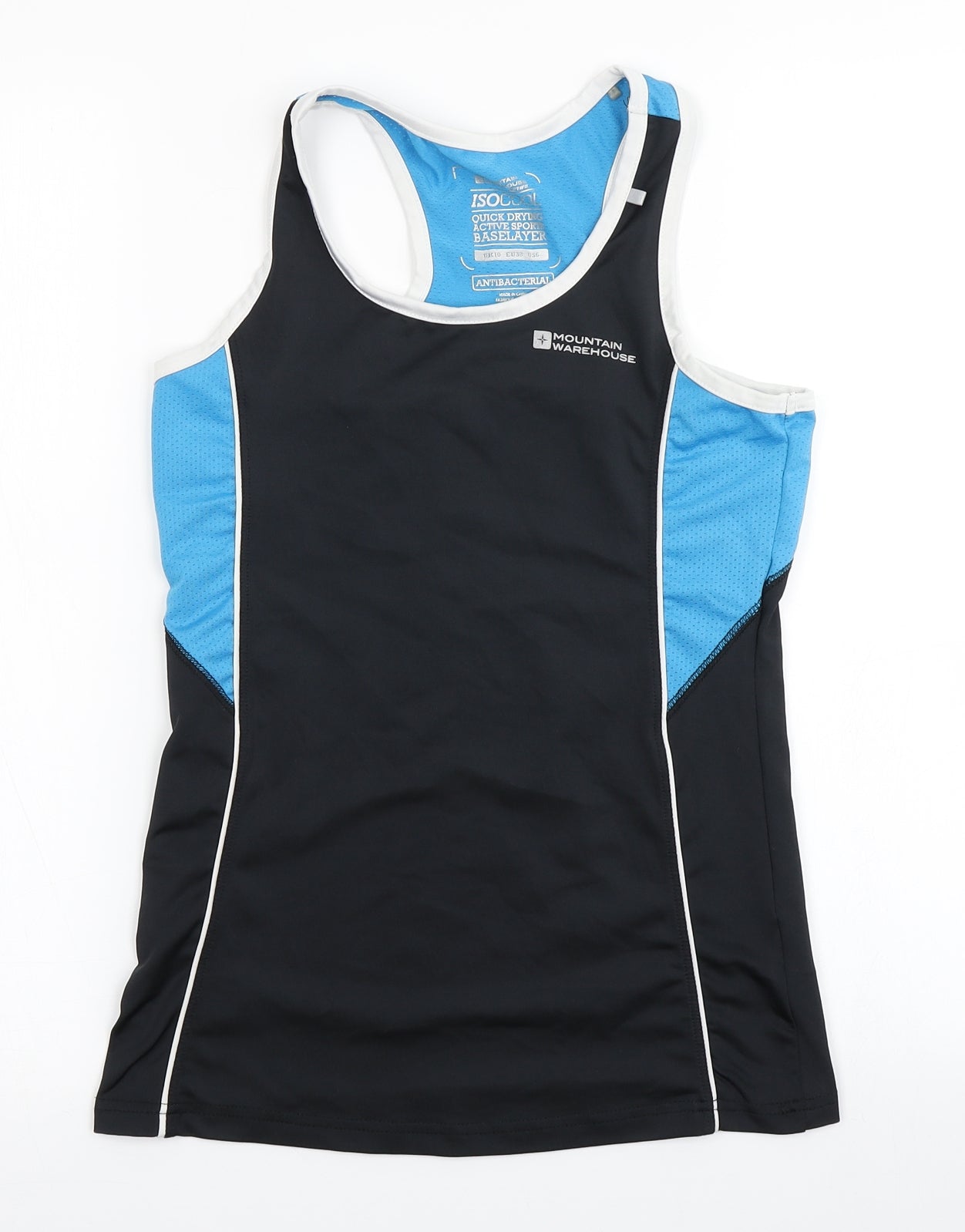 Mountain Warehouse Womens Black   Basic Tank Size 10
