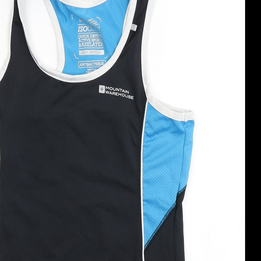 Mountain Warehouse Womens Black   Basic Tank Size 10