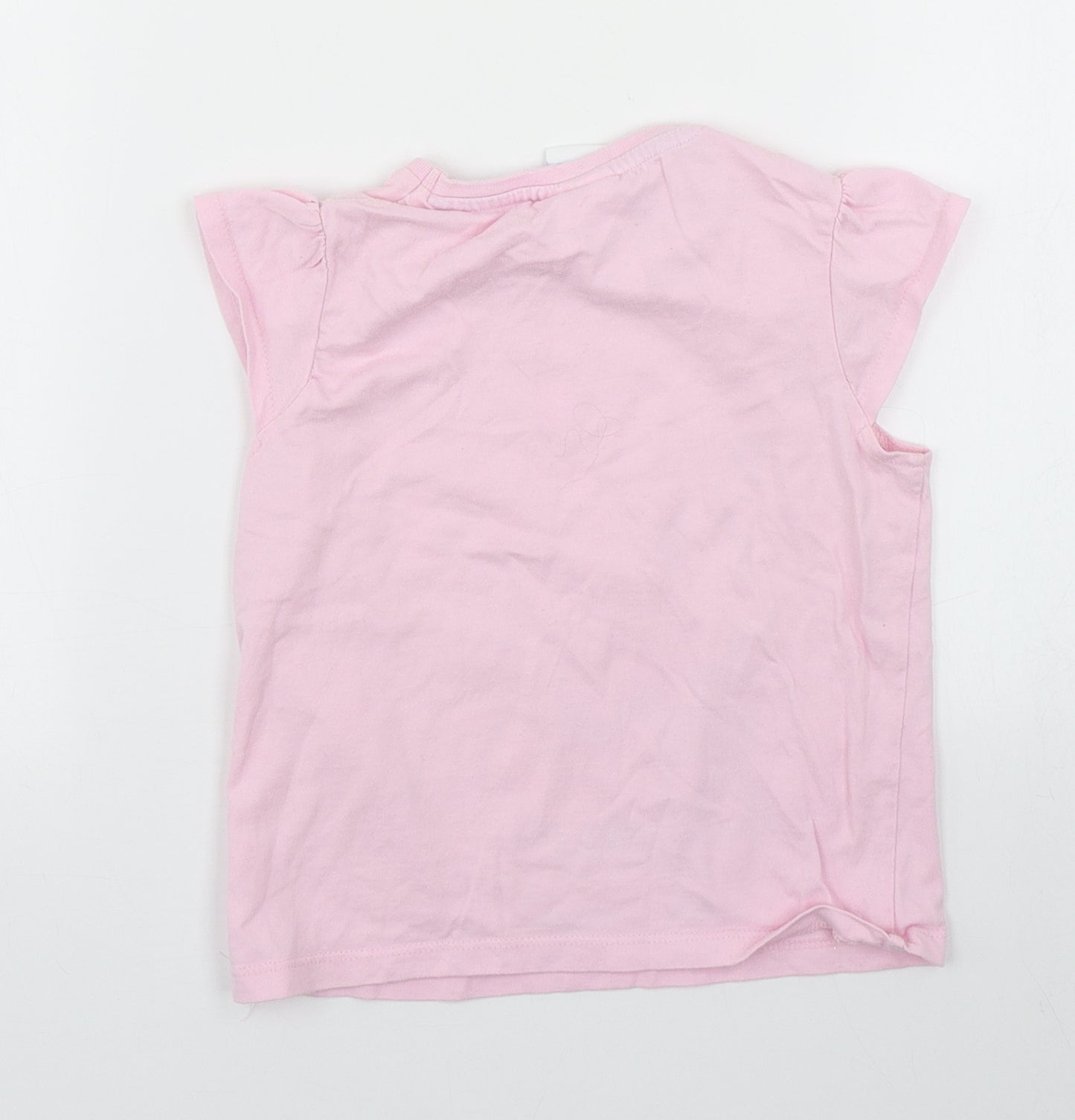 Peppa Pig Girls Pink   Basic T-Shirt Size 3-4 Years