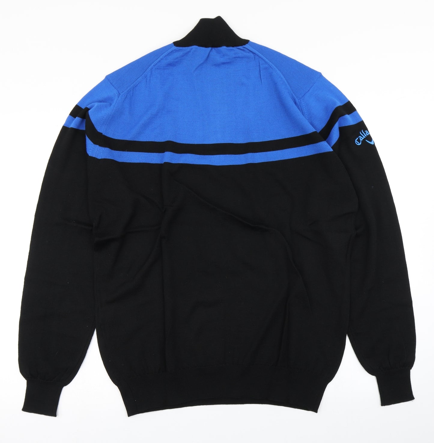 Callaway Mens Black  Knit Pullover Jumper Size L