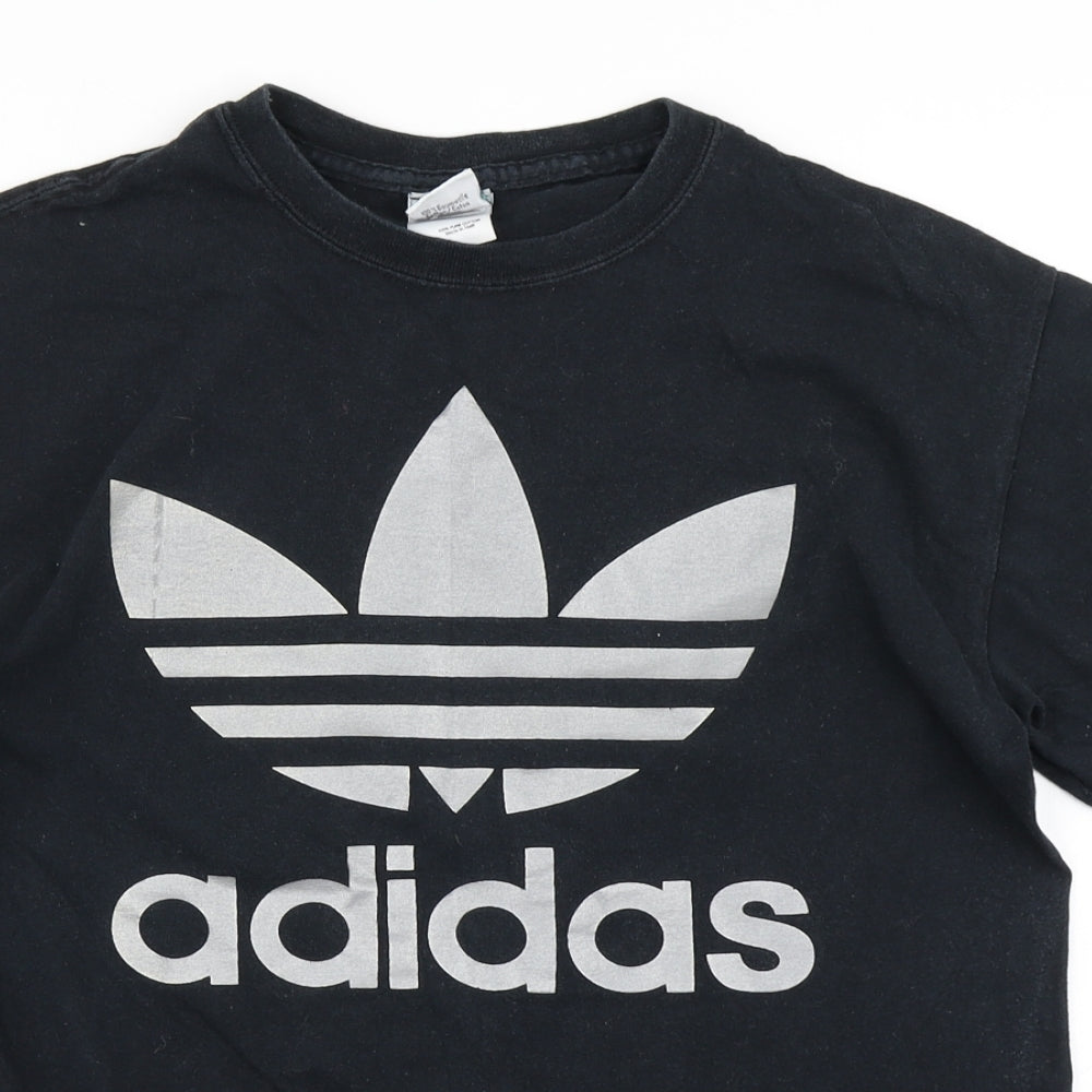 adidas Mens Black    T-Shirt Size M