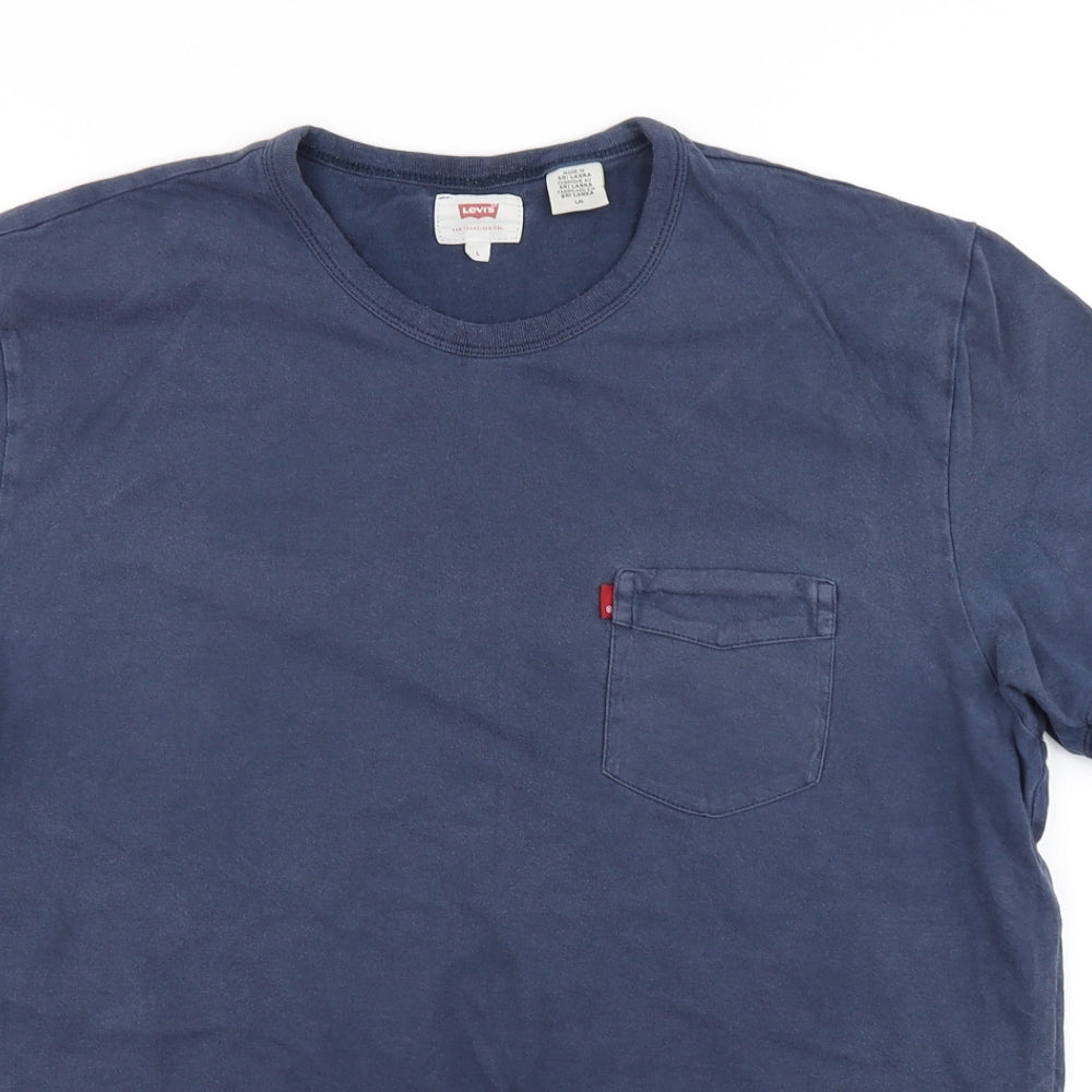 Levi's Mens Blue    T-Shirt Size L