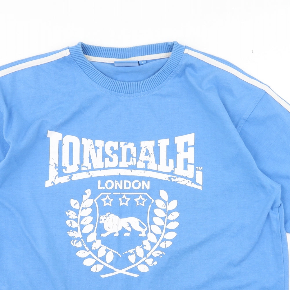 Lonsdale Mens Blue    T-Shirt Size L