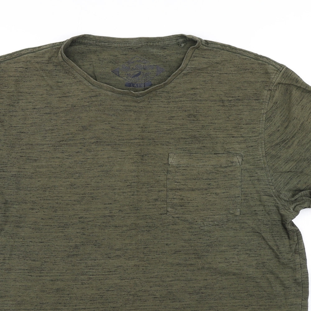 Red Herring Mens Green    T-Shirt Size L