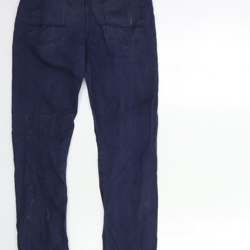 Boss Womens Blue   Chino Trousers Size 14 L30 in