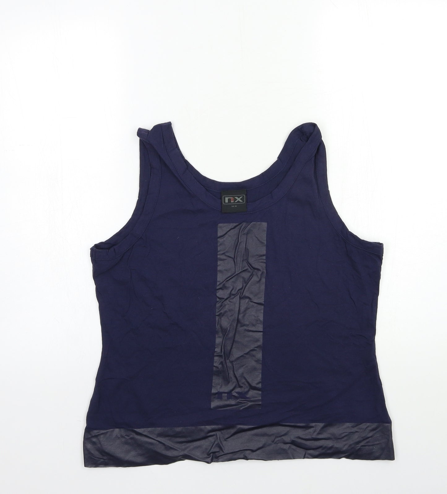 NX Womens Blue   Basic Tank Size 16