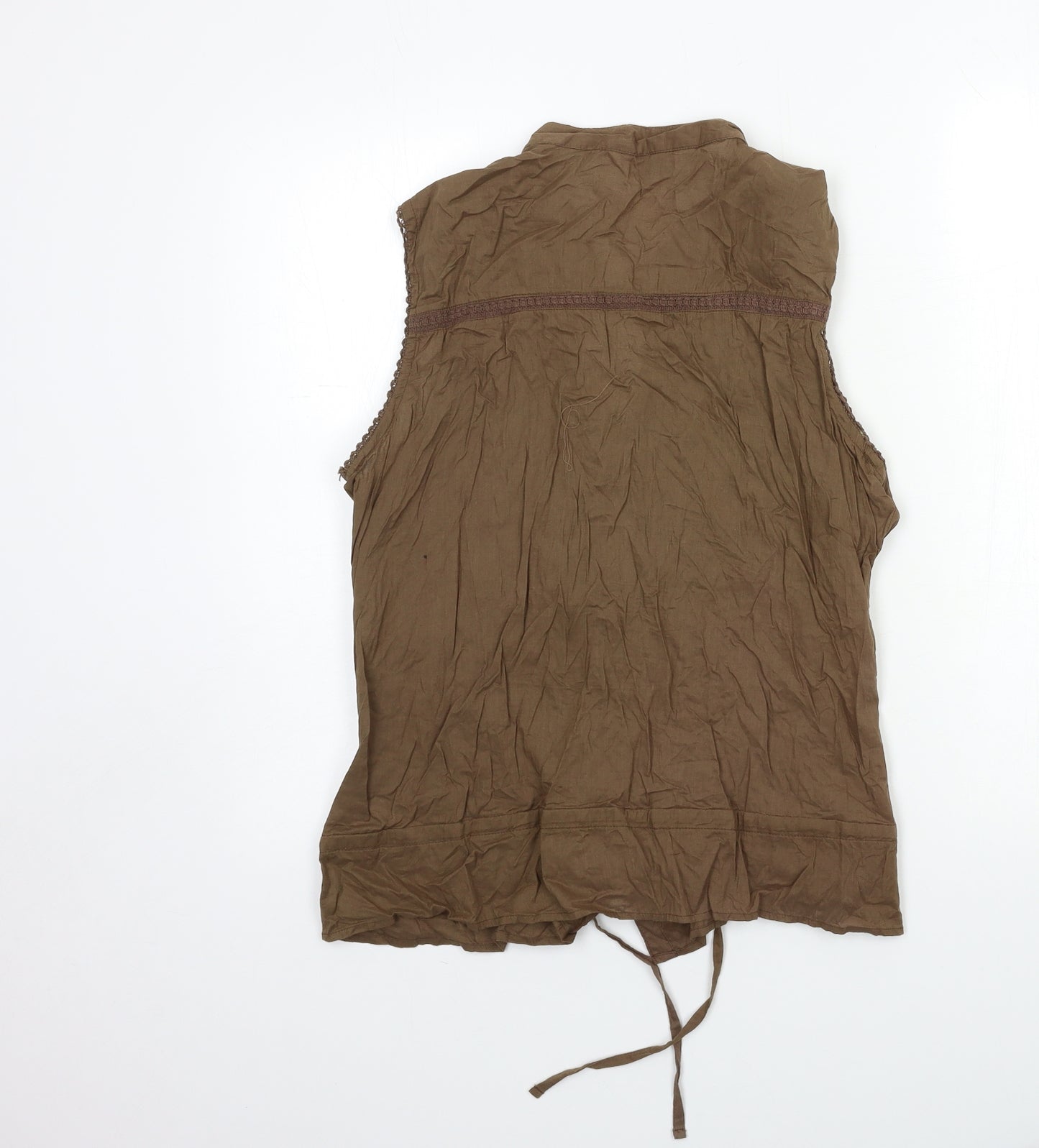 BHS Womens Brown   Basic Blouse Size 16