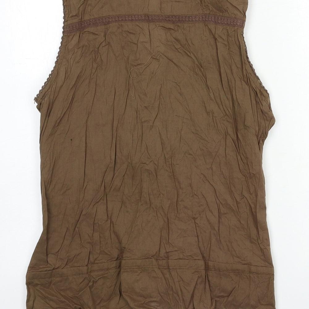 BHS Womens Brown   Basic Blouse Size 16