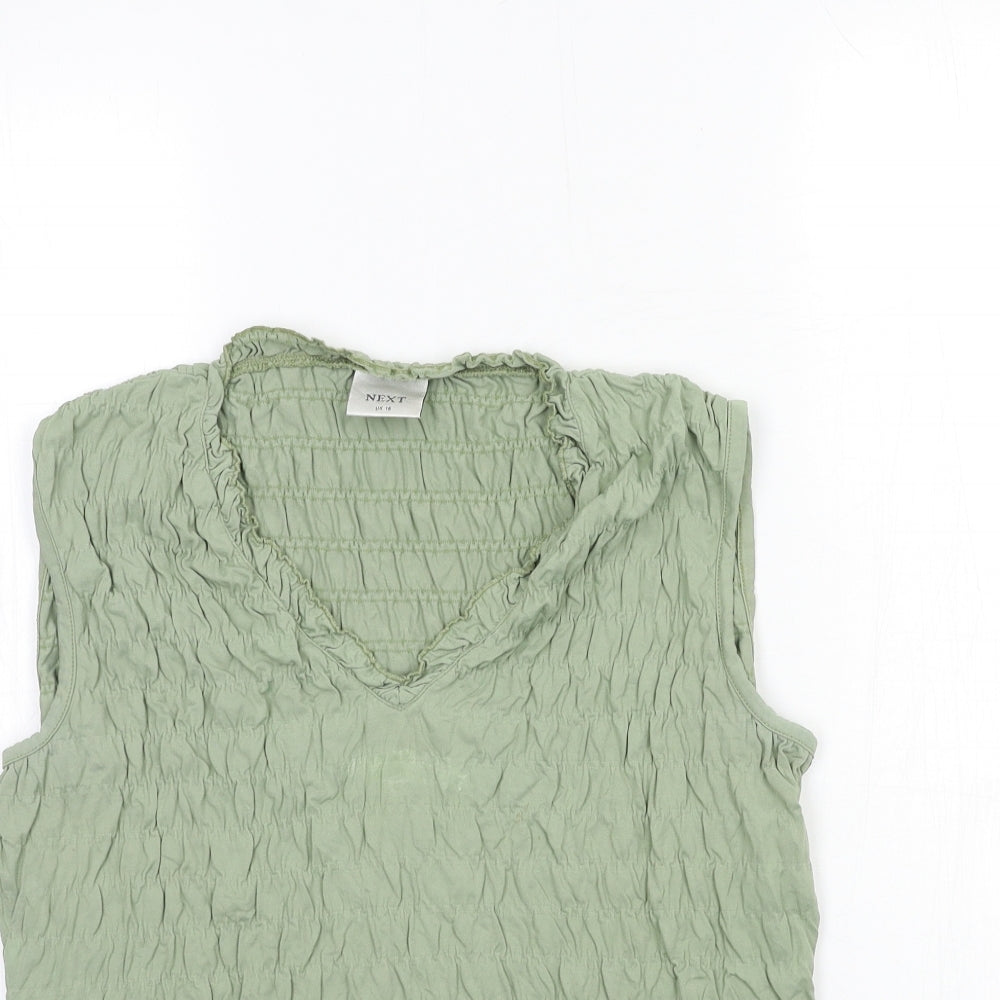 NEXT Womens Green   Basic Tank Size 16