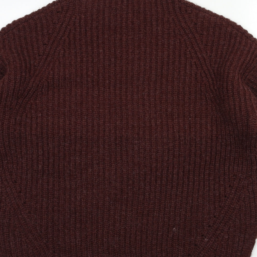 Matalan Womens Brown  Knit Pullover Jumper Size L