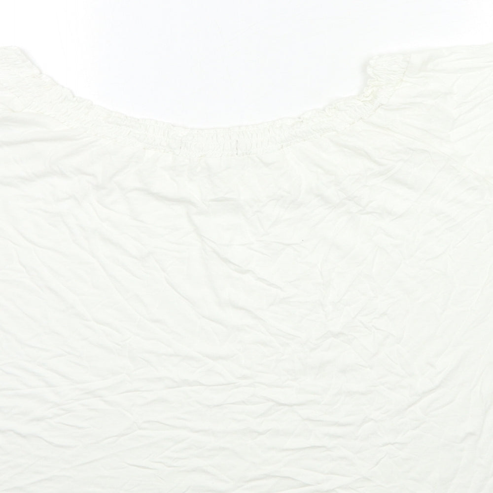 Anthology Womens White   Basic Blouse Size 26