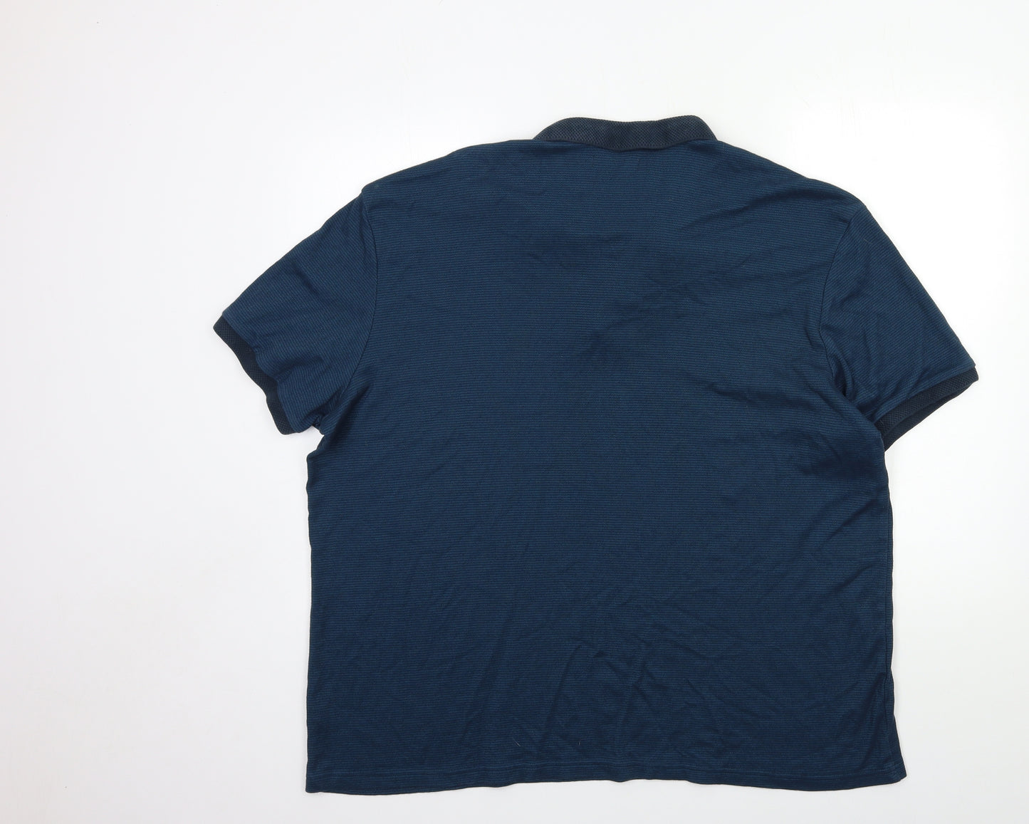 TU Mens Blue    Polo Size 2XL