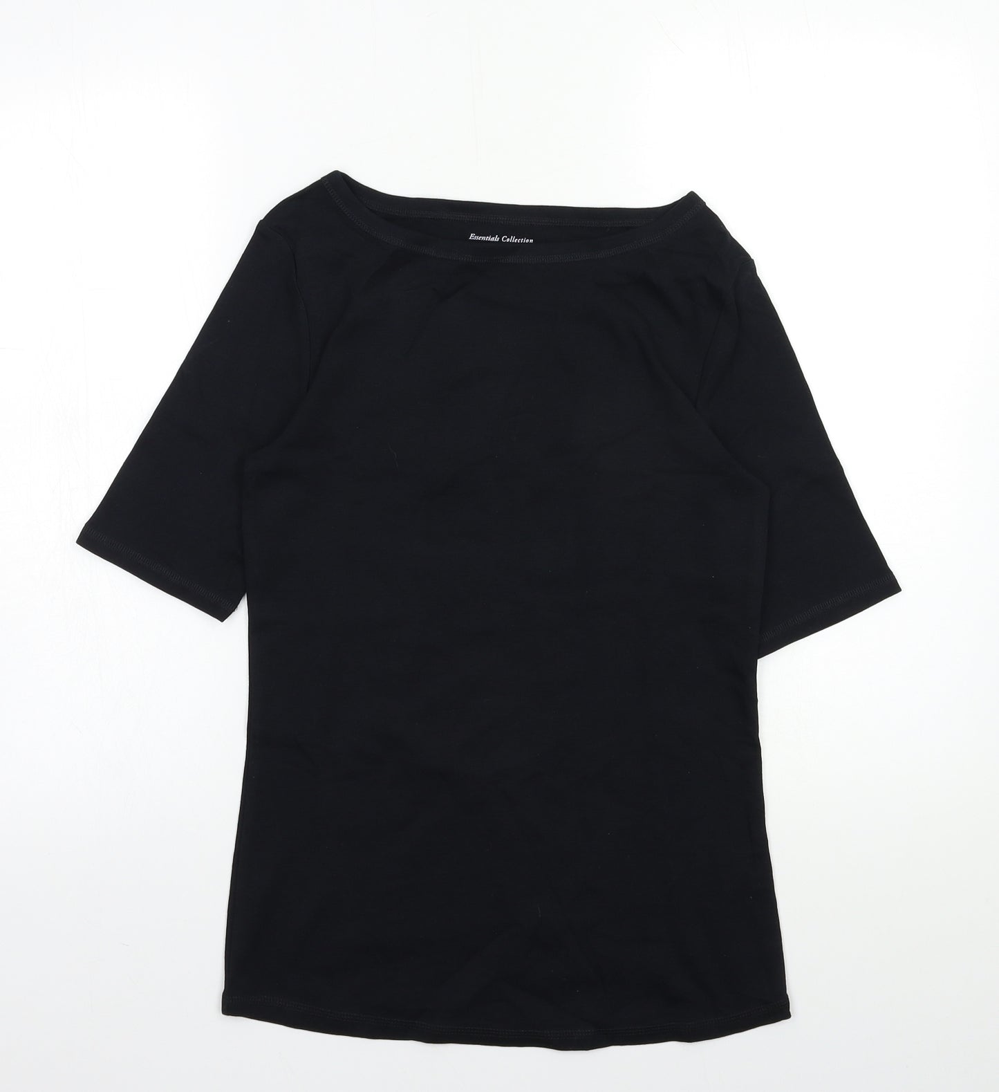 Marks and Spencer Womens Black   Basic T-Shirt Size 12