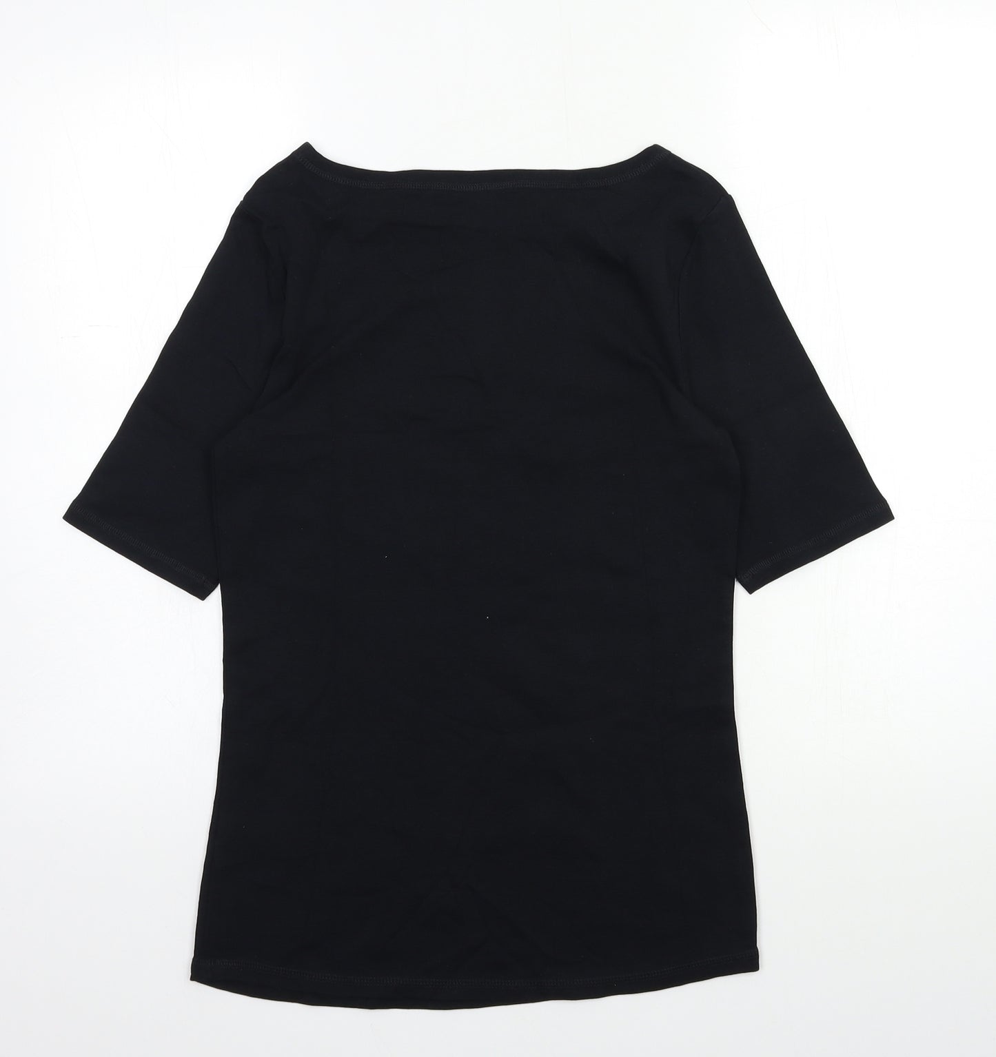 Marks and Spencer Womens Black   Basic T-Shirt Size 12