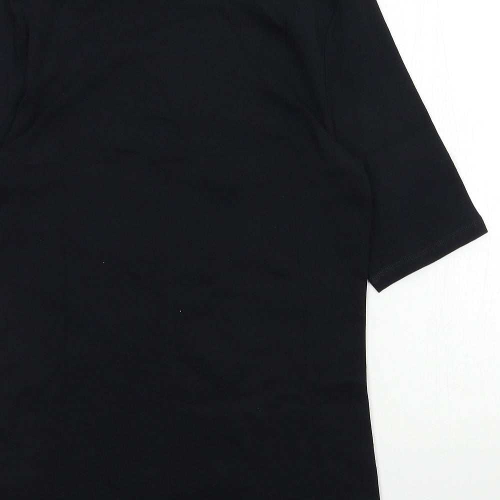 Marks and Spencer Womens Black   Basic T-Shirt Size 12
