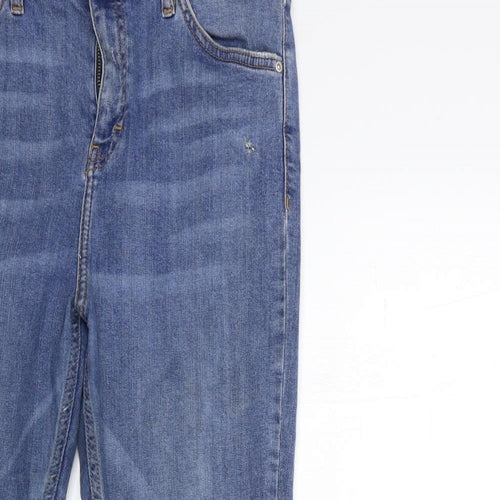Topshop Womens Blue  Denim Skinny Jeans Size 30 in L30 in