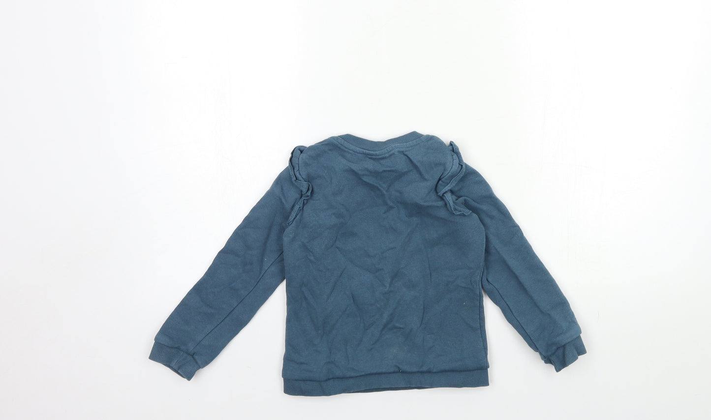 TU Girls Blue   Pullover Sweatshirt Size 3-4 Years