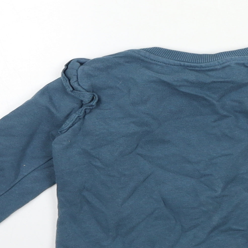 TU Girls Blue   Pullover Sweatshirt Size 3-4 Years