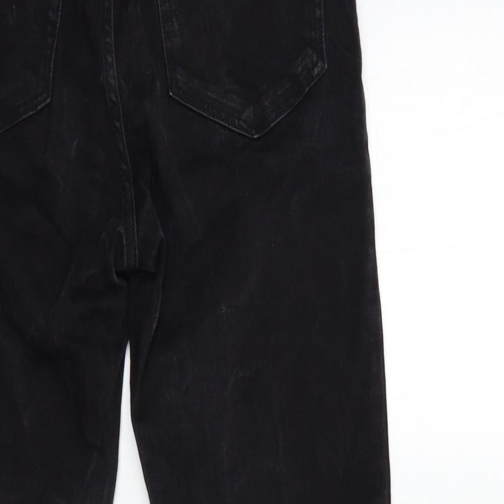 Mango Womens Black  Denim Skinny Jeans Size 10 L28 in