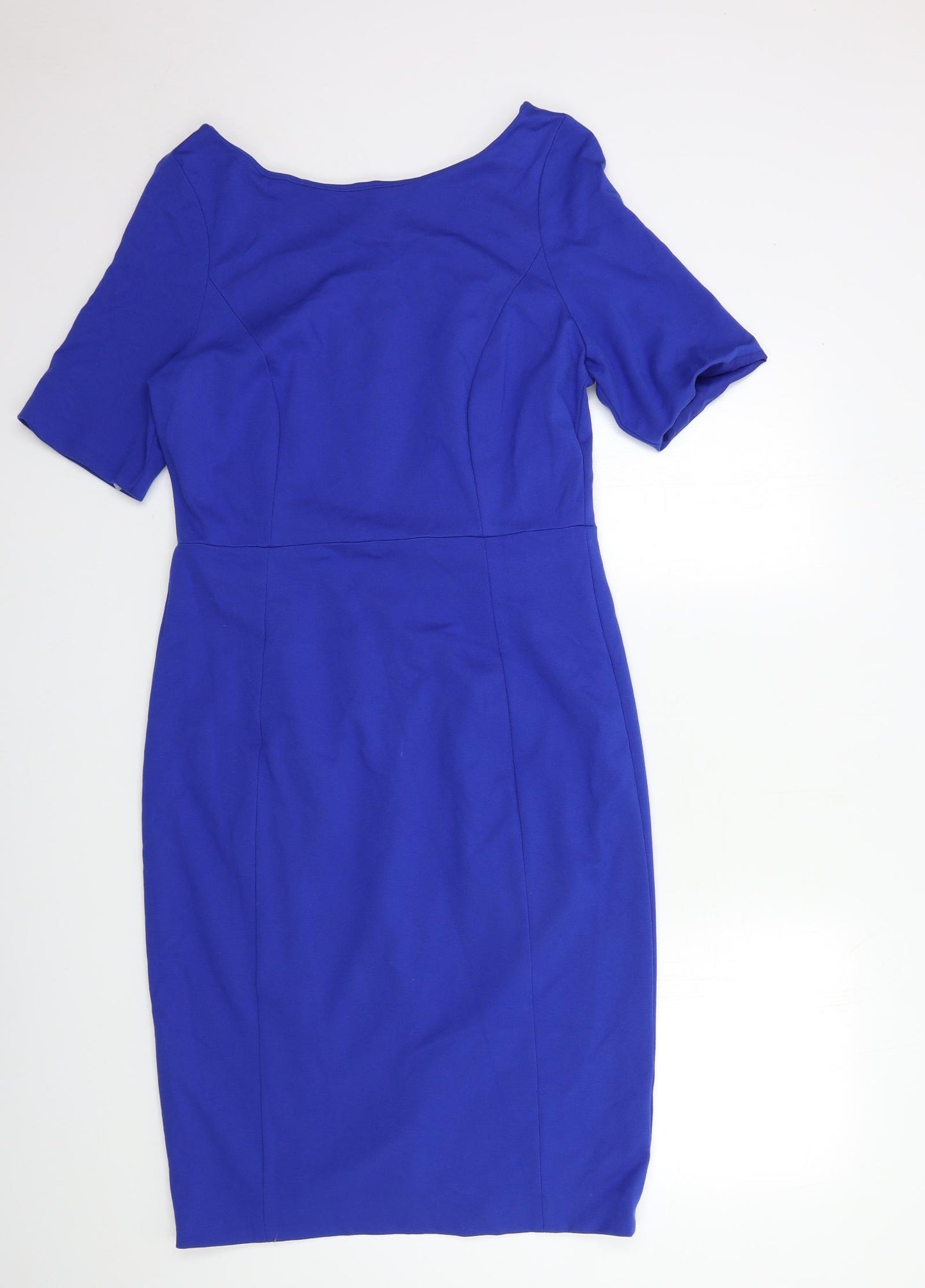 John Lewis Womens Blue   Bodycon  Size 14