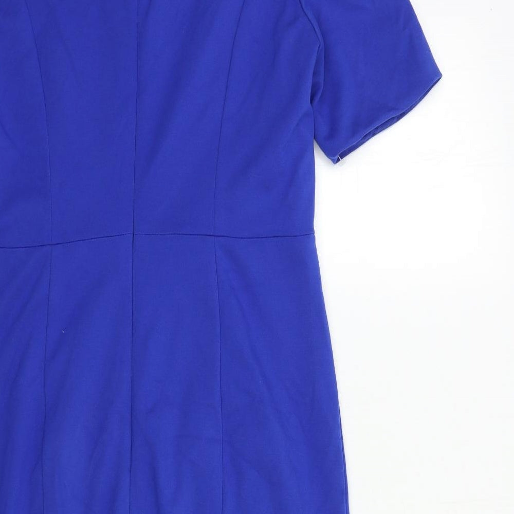 John Lewis Womens Blue   Bodycon  Size 14