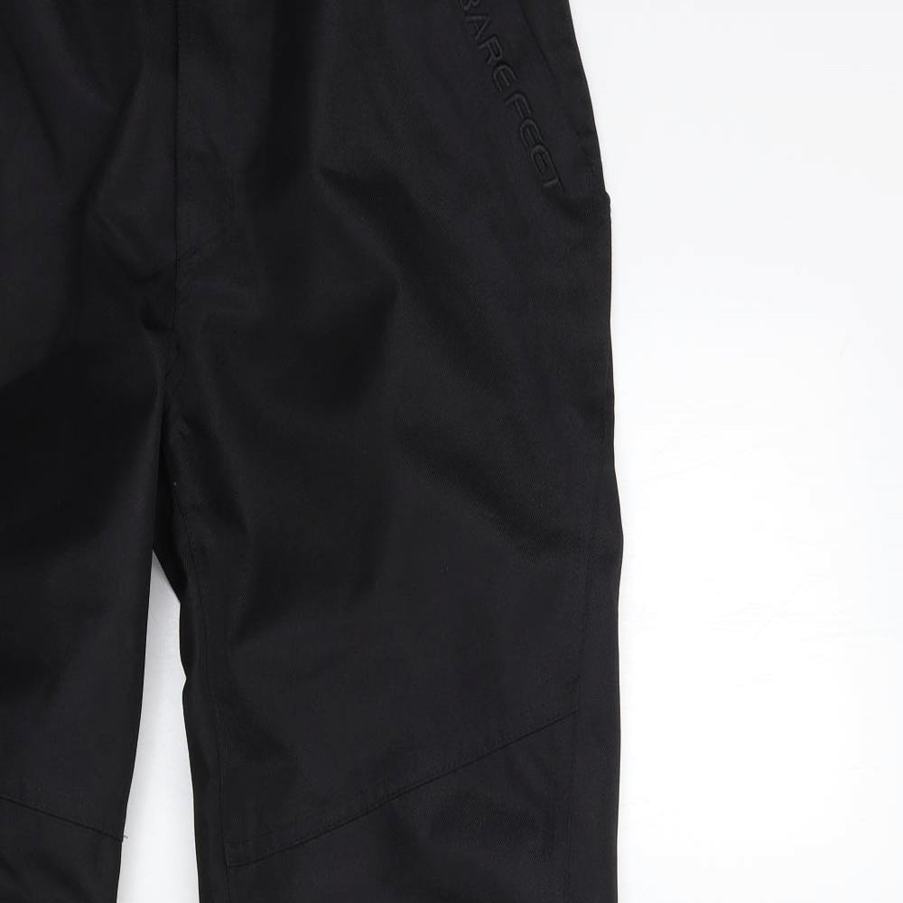 TWO BAREFEET Mens Black   Cargo Trousers Size S L32 in