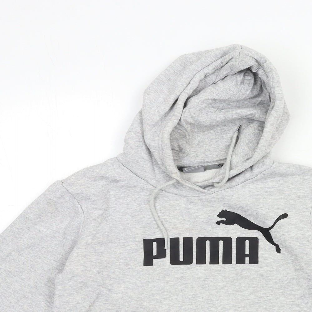 PUMA Womens Grey   Pullover Hoodie Size 10