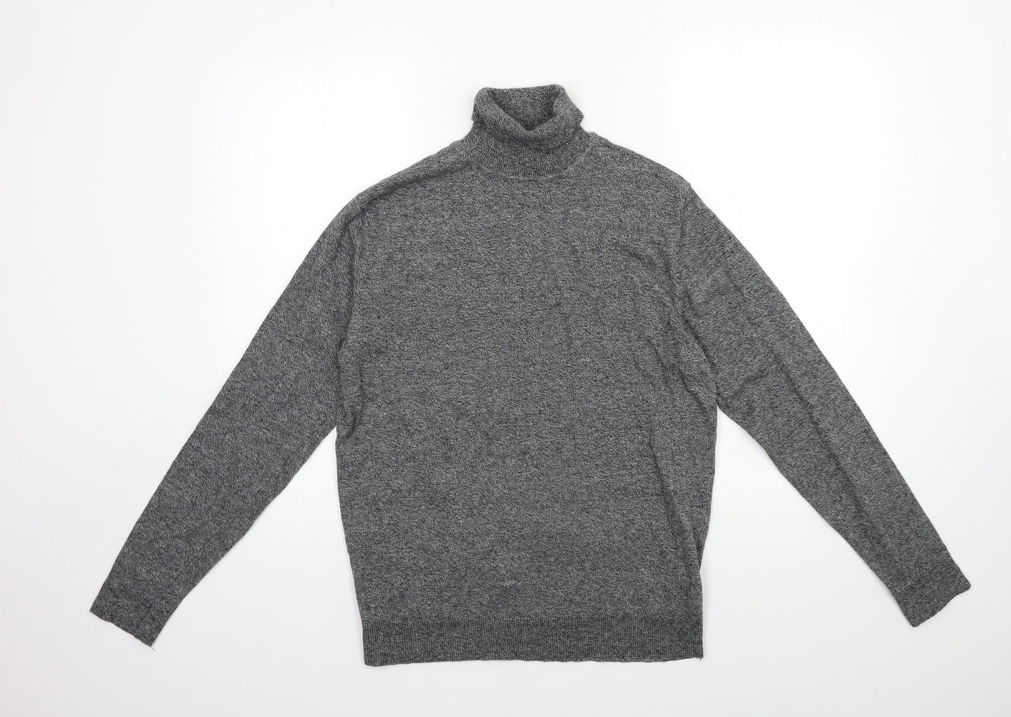 Primark Mens Grey  Knit Pullover Jumper Size M
