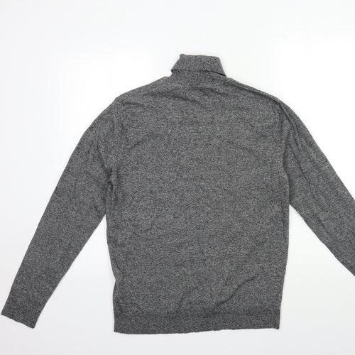 Primark Mens Grey  Knit Pullover Jumper Size M