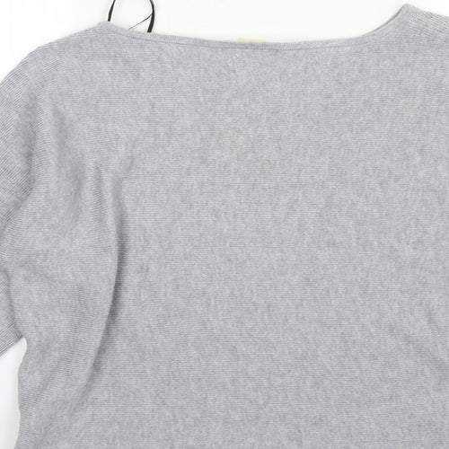 H&M Womens Grey  Knit Pullover Jumper Size XS