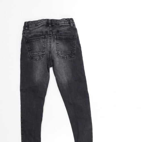 George Boys Black  Denim Skinny Jeans Size 7-8 Years