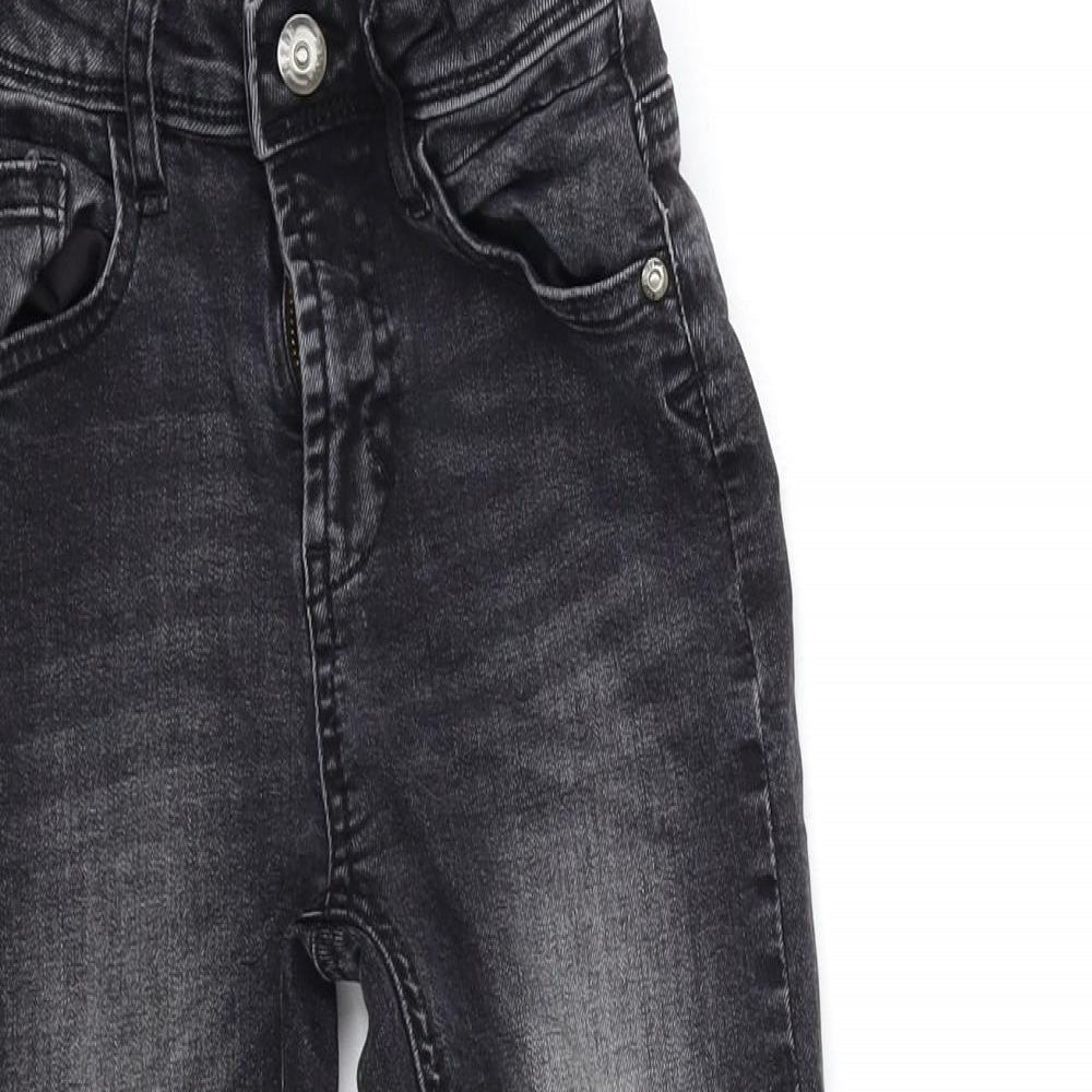 George Boys Black  Denim Skinny Jeans Size 7-8 Years