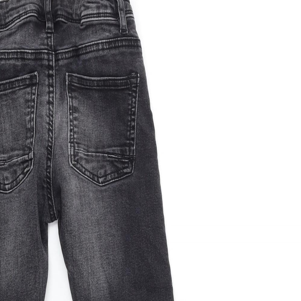 George Boys Black  Denim Skinny Jeans Size 7-8 Years