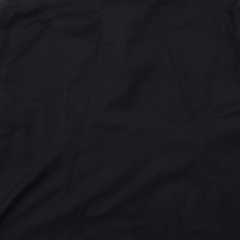 Zara Mens Black    Dress Shirt Size XL