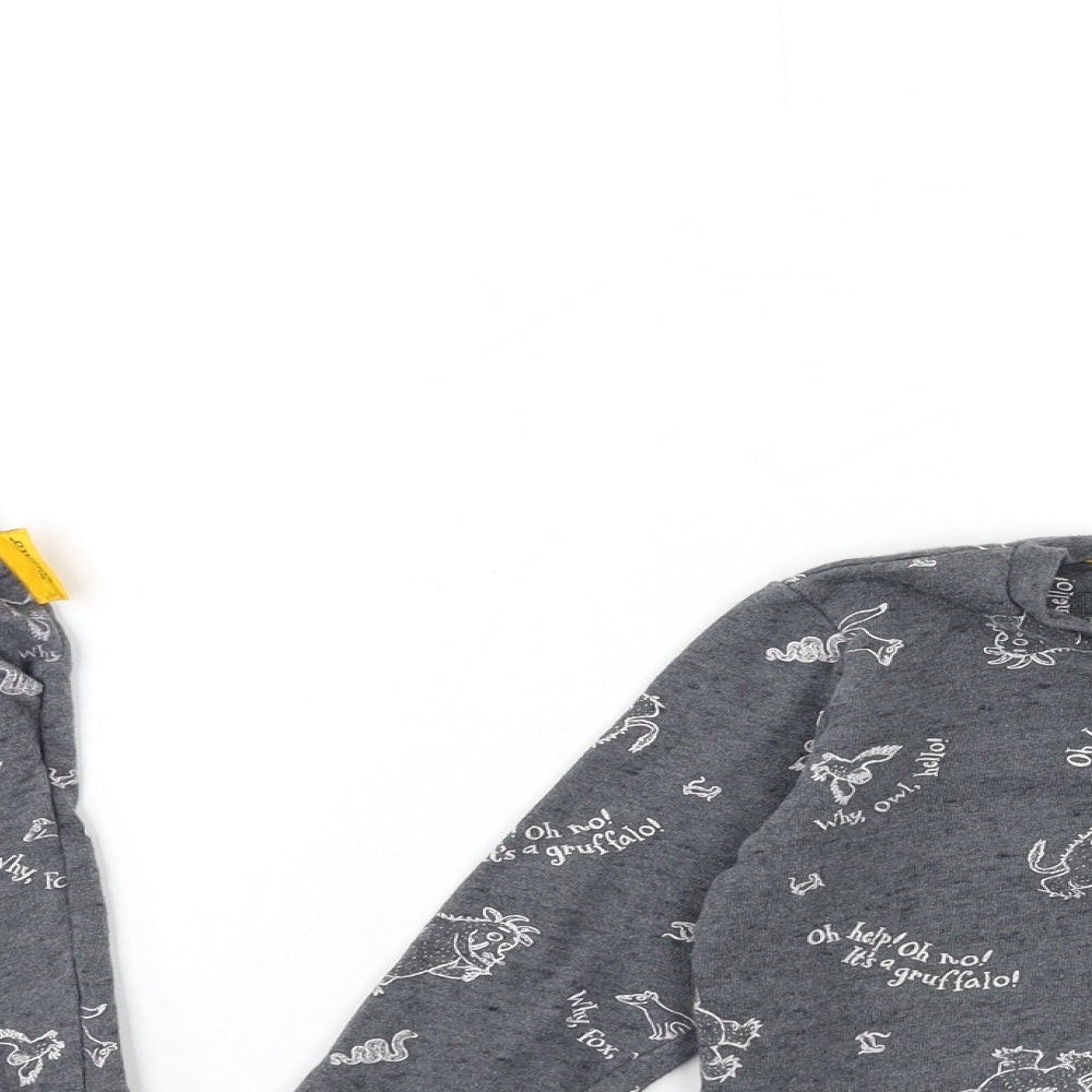 TU Boys Grey Geometric  Sweatpants Trousers Size 2-3 Years