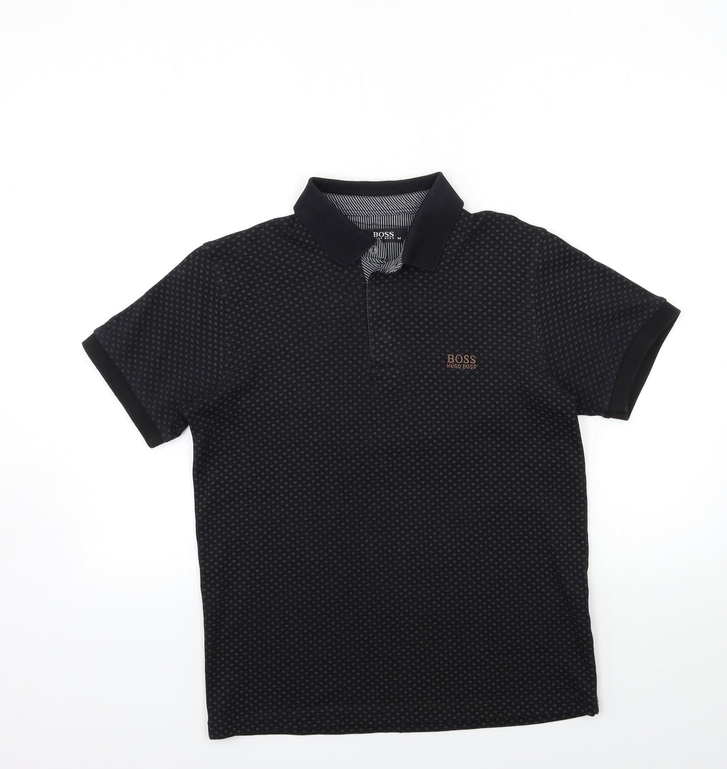 HUGO BOSS Mens Black    Polo Size M