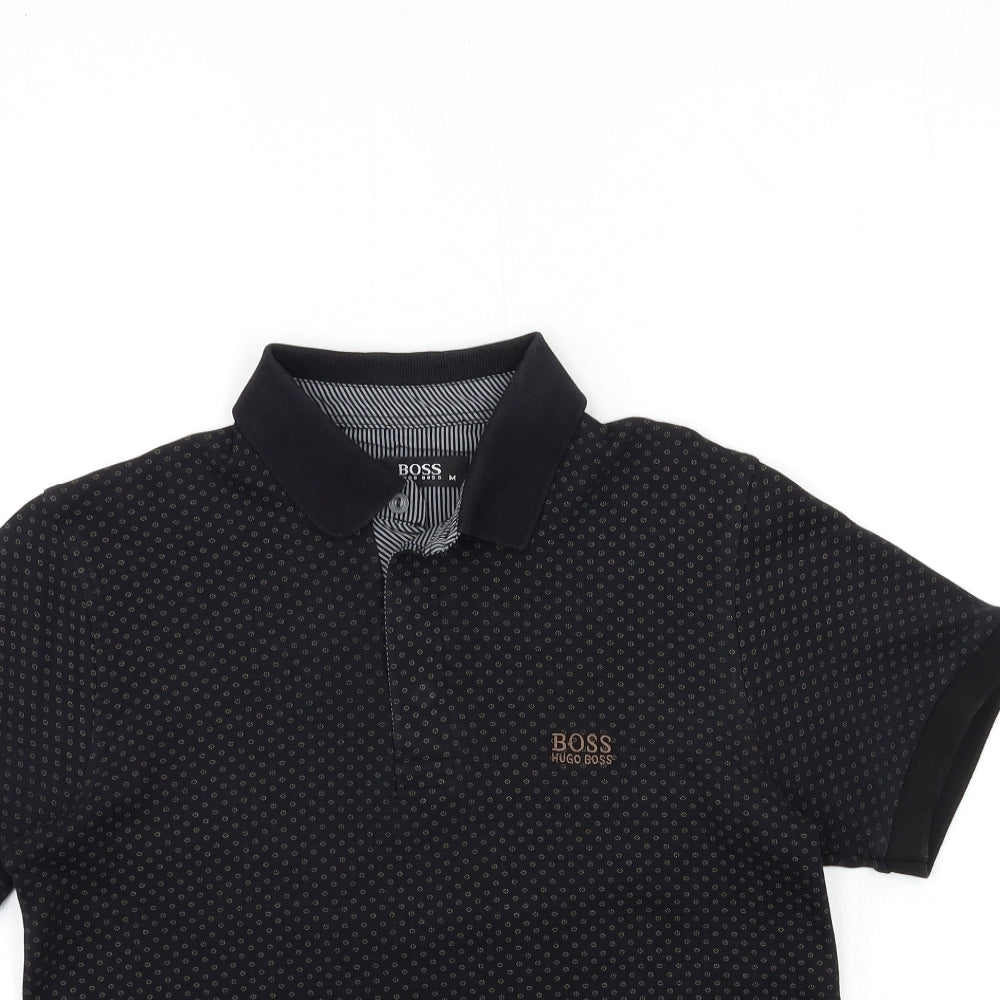 HUGO BOSS Mens Black    Polo Size M