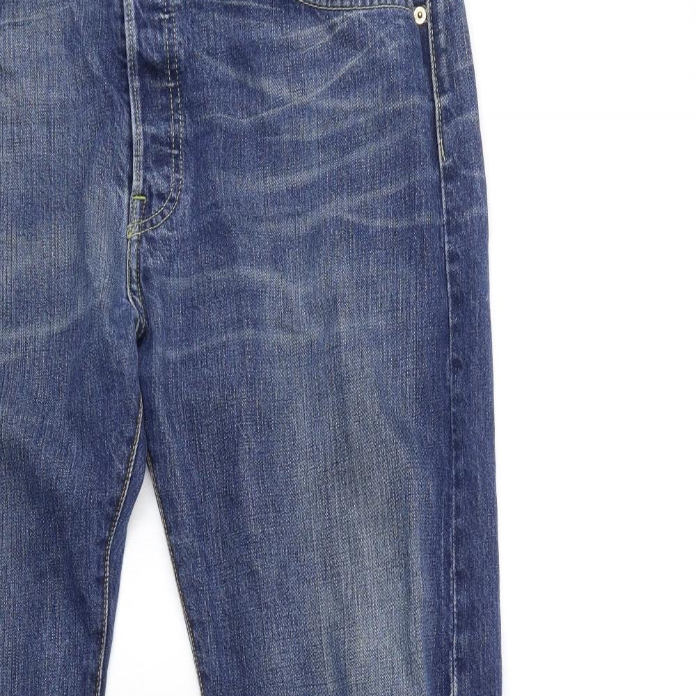 Levi's Mens Blue  Denim Straight Jeans Size 38 in L32 in