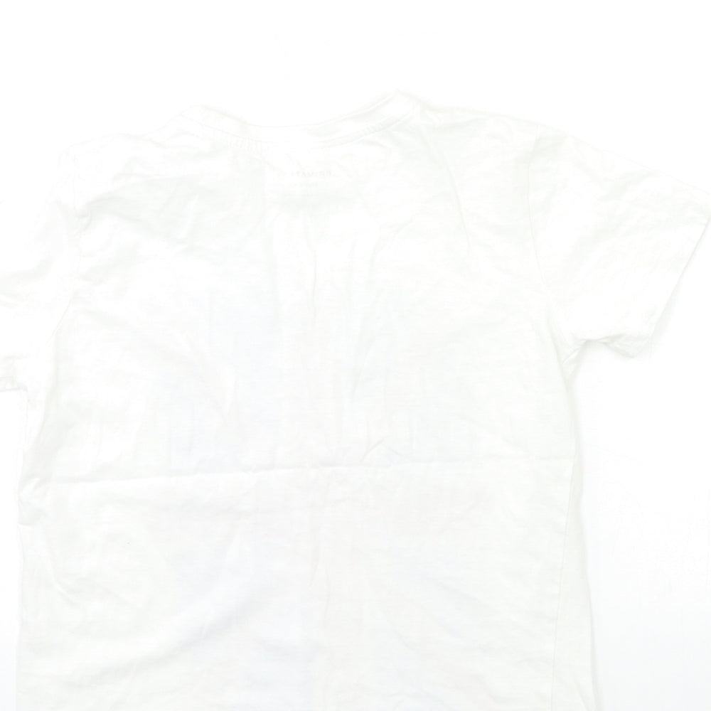 Primark Boys White   Basic T-Shirt Size 8-9 Years