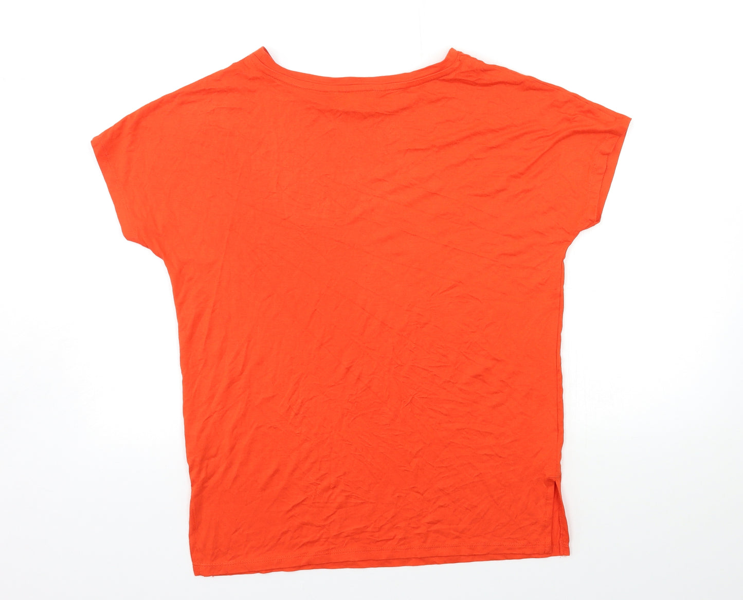 F&F Womens Orange   Basic T-Shirt Size 6