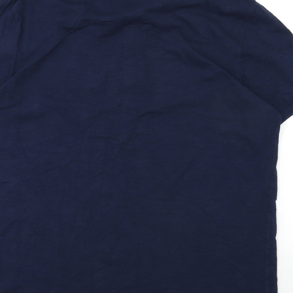 JACK & JONES Mens Blue    Polo Size L