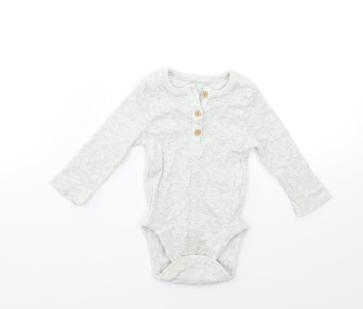 George Baby Grey   Babygrow One-Piece Size 3-6 Months