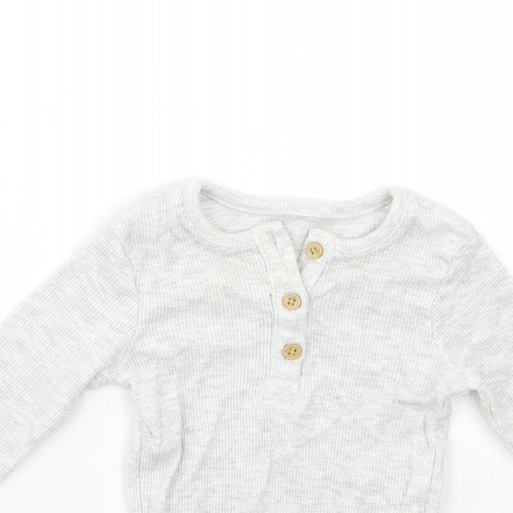 George Baby Grey   Babygrow One-Piece Size 3-6 Months
