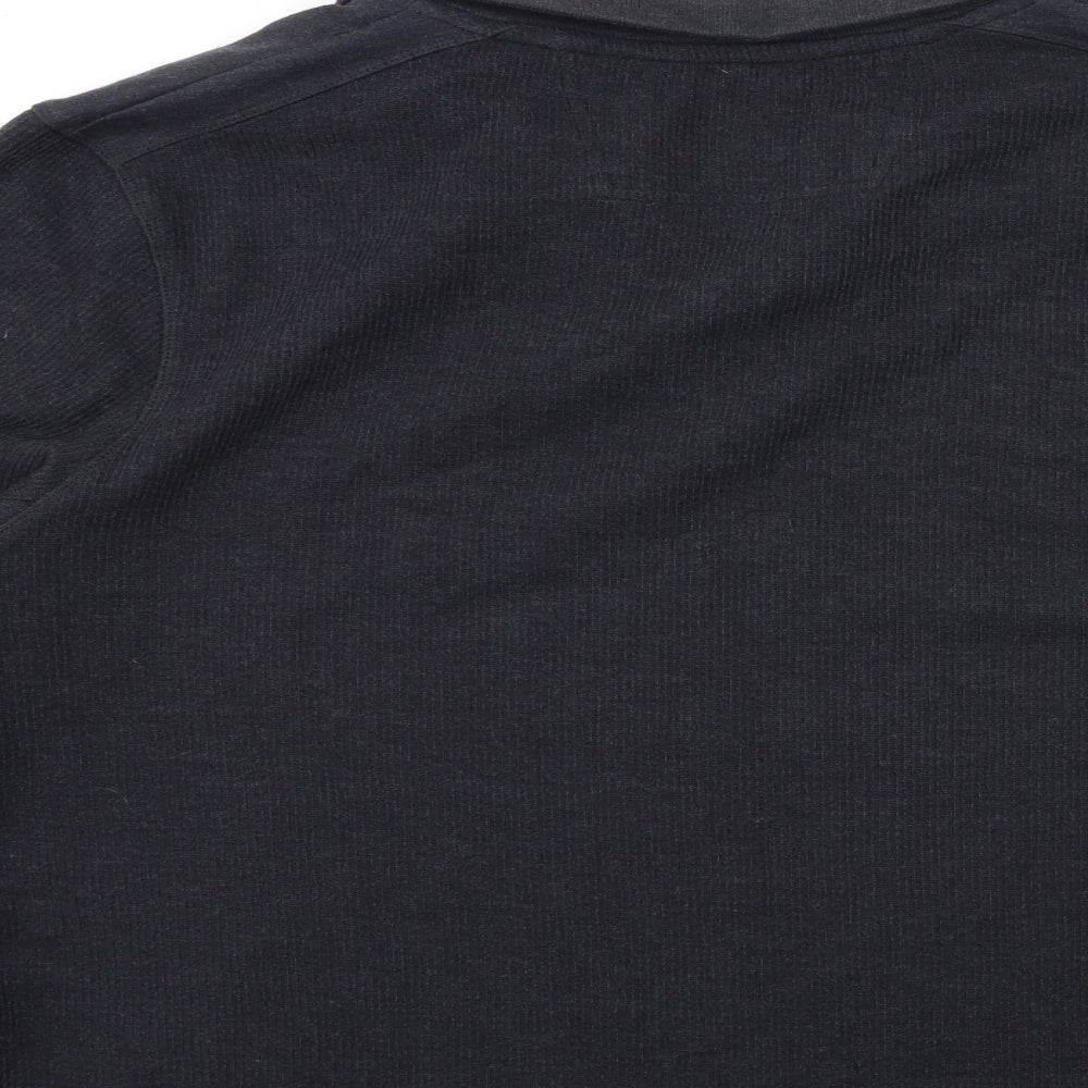 Maine Mens Grey  Knit Pullover Jumper Size L