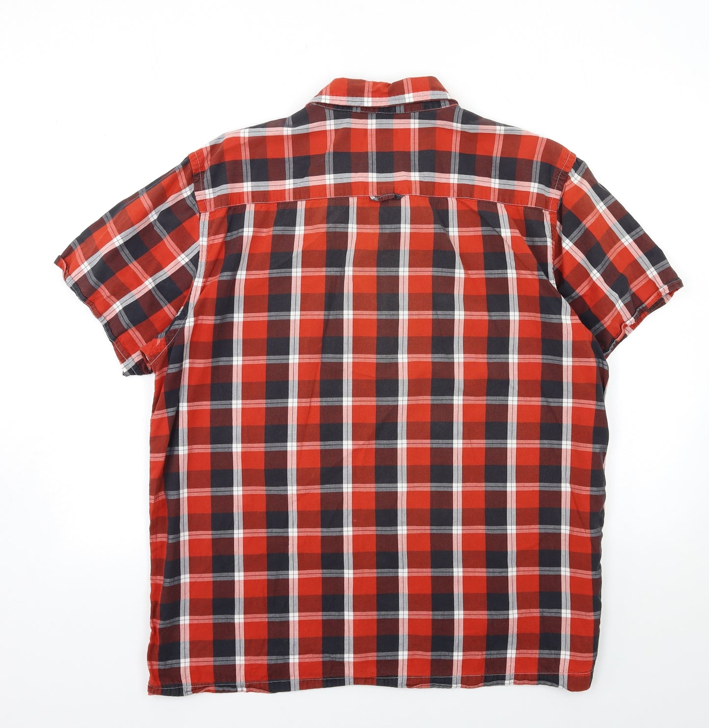 Cedar Wood State Mens Red Check   Button-Up Size XL
