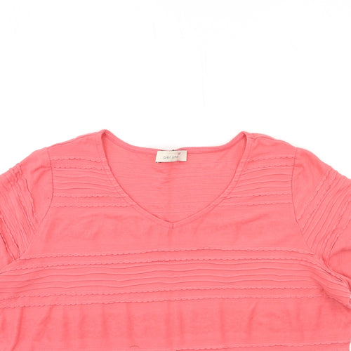 Per Una Womens Pink   Basic T-Shirt Size 22