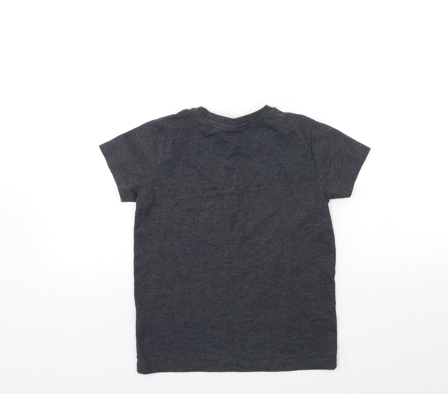 Batman Boys Grey   Basic T-Shirt Size 5-6 Years